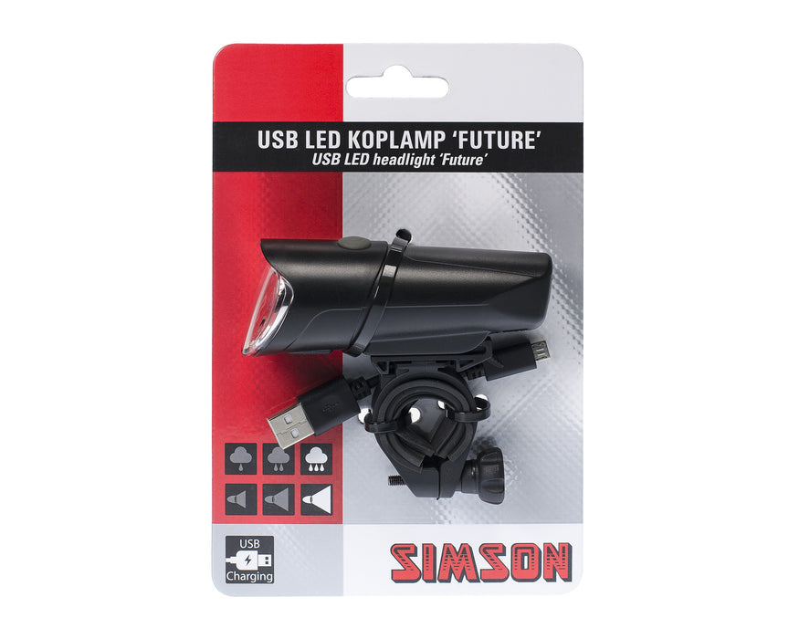 Simson USB LED koplamp 'Future'