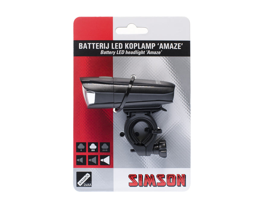 Simson batterij koplamp 'Amaze'