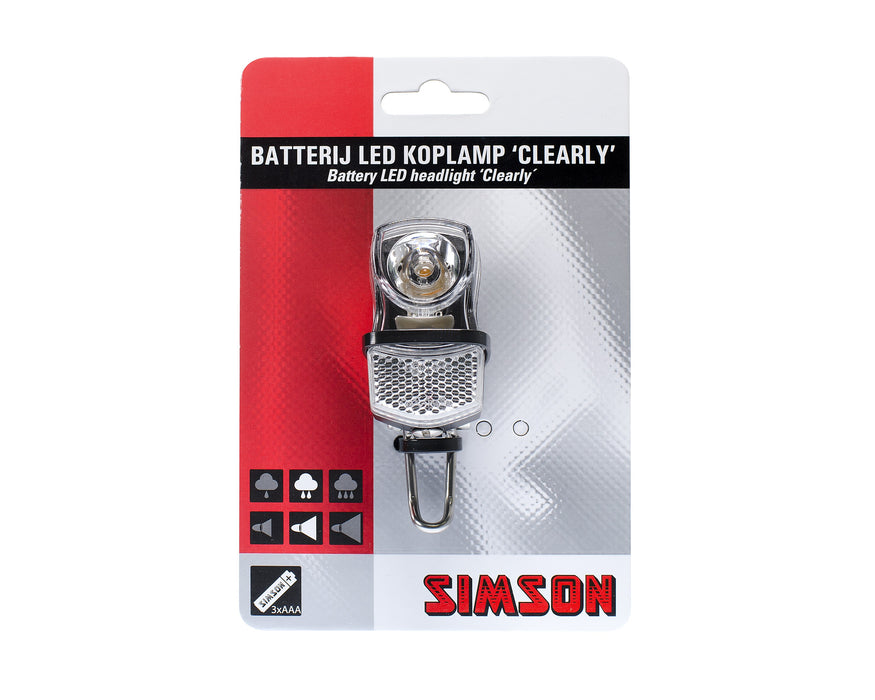 Simson batterij LED koplamp