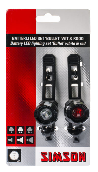 Simson batterij LED set "Bullet"