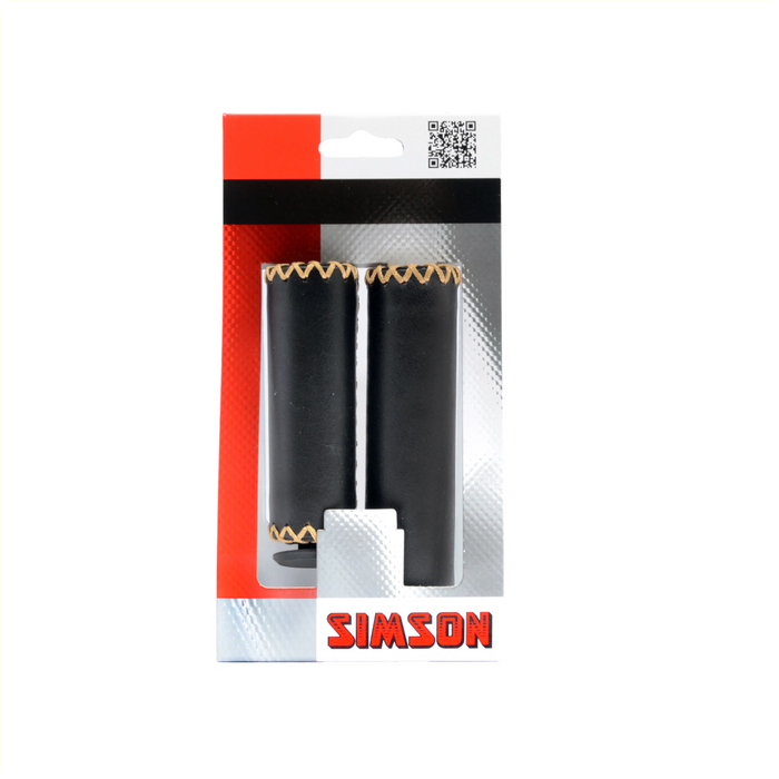 Simson handvat LEER  lang/kort