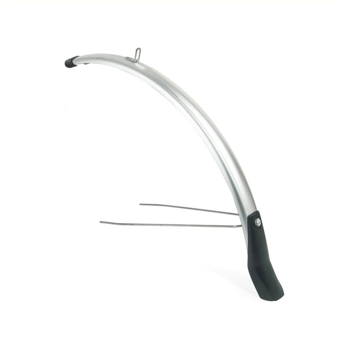 Spatbord voor 51/28" zilver