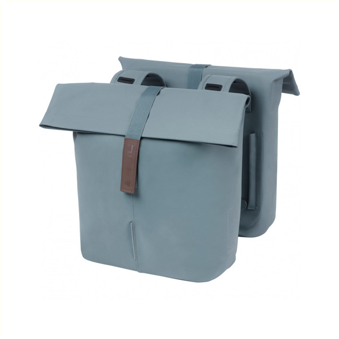 Basil city dubbel 28-32L blauw