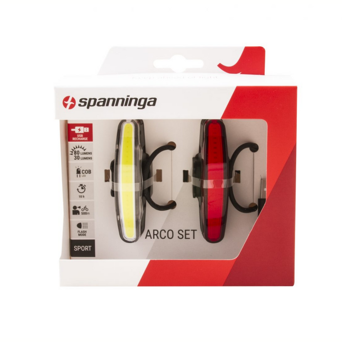 Spanninga set Arco XB USB